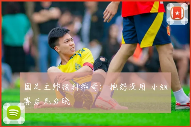 国足主帅扬科维奇：抱怨没用 小组赛后见分晓