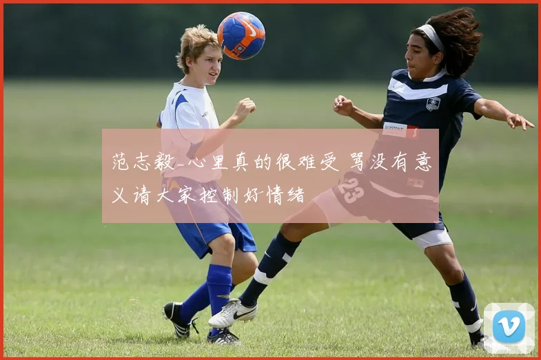 范志毅_心里真的很难受 骂没有意义请大家控制好情绪